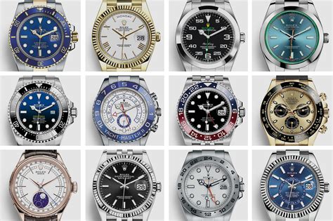 rolex models list